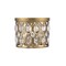 Z-Lite Dealey 3 Light Flush Mount, Heirloom Brass & Clear 6010F12HB - alternate 1